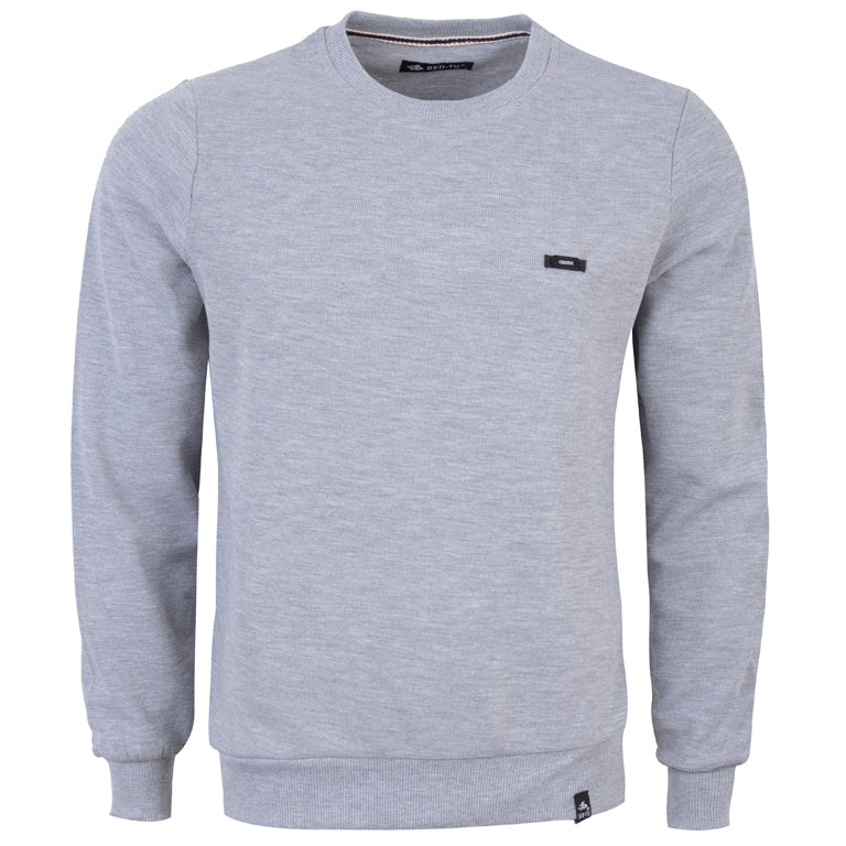 Ανδρική Μπλούζα Sweatshirt Ανοιχτό Γκρι - LH51180219